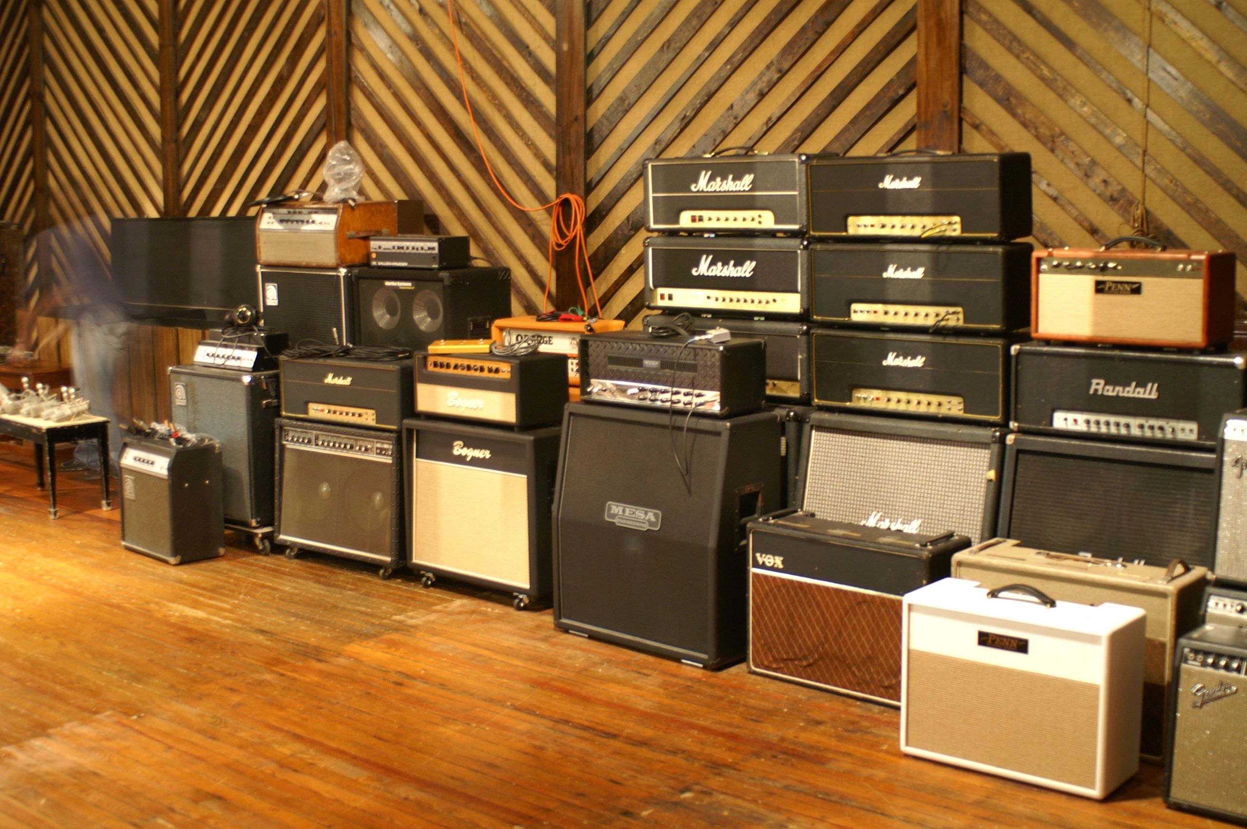 Vintage amplifier collection